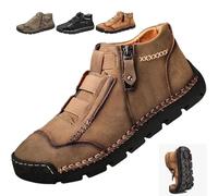 Matufit Shoes for Men, Matufit Men's Waterproof Non-Slip Fashionable Orthopedic Shoes, Mid Top (Khaki,41)