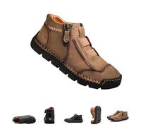 Matufit Shoes for Men, Matufit Shoes for Men Slip on, Waterproof Non-Slip Fashionable Orthopedic Shoe (Khaki,47)