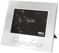 Maturi Cadre photo miroir argenté pailleté 15,2 x 10,2 cm - Grandma
