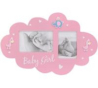 Maturi Cadre photo nuage photo chambre d'enfant rose bébé 40 x 26 cm
