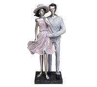 Maturi Couple en Étreinte dans Robes d'été Multicolore 20 x 15 x 41 cm