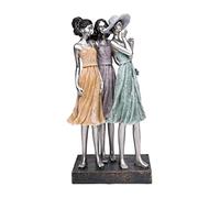 Maturi Figurine de Trois Filles About Time in Summer Robes Multicolore 16 x 12 x 31 cm