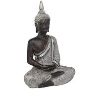 Maturi H511 Bouddha thaï en méditation, en métal, Multicolore, 8,89 x 19,05 x 27,94 cm