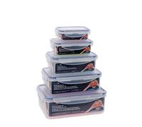 Maturi Lot de 5 boîtes de conservation alimentaire avec couvercles hermétiques, sans BPA, 0,24 L-2,5 L