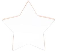 Maturi - Ornement décoratif en Forme d'étoile, 20x20cm, Blanc, Cadeau en Bois