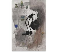 Matvsd Kohecs Affiche Joan Miro Surréalisme《Métamorphose》Art mural abstrait Estampes Estampes esthétiques Peinture sur toile pour décoration intérieure 30x45cm Sans cadre