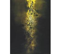 Matvsd Kohecs Célèbre affiche Zao Wou Ki Imprimés colorés Illustration murale abstraite 《Sans titre 1959 Light》Zao Wou Ki Toile de peinture pour la décoration intérieure 75x50cm sans cadre