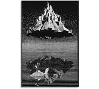 Matvsd Kohecs In The Air de M.C. Escher Art mural Affiche Estampes esthétiques sur toile M.C. Escher Peinture abstraite pour la maison Décoration murale 30x40cmx1 Sans cadre