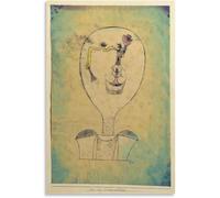 Matvsd Kohecs Les débuts d’un sourire Affiche par Paul Klee Impressions Art mural abstrait Paul Klee Peinture sur toile Photo moderne pour la décoration murale de la chambre 16x24in Non encadré