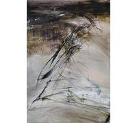 Matvsd Kohecs Sans titre par Zao Wou Poster Ki Imprimés abstraits Zao Wou Ki Toile Peinture murale Aquarelle à l’encre pour salle de bain Décor de bureau 40x65cmx1 sans cadre