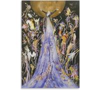 Matvsd Kohecs Yoshitaka Amano Affiche Illustration Par Yoshitaka Amano Toile Art Mural Yoshitaka Amano Impressions et Peinture pour la Décoration Intérieure 40x60cm Sans Cadre