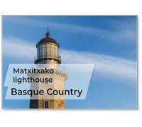 Matxitxako Aimant de réfrigérateur Phare à Bermeo Pays Basque