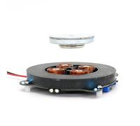 MATYASIGO Module de lévitation magnétique avec Alimentation Kit de Bricolage avec Lampe LED, Plate-Forme de Charge maximale de 500G pour Machine à lévitation magnétique