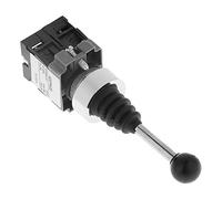 Matybobe 1pc Interrupteur à Manette de Rappel à Ressort 2NO Commande Momentanée 2 Positions pour les Circuits électriques
