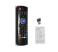 Matybobe Air Mouse Remote TV Box Télécommande sans Fil 2,4 G Plug and Play Capteur de Mouvement 6 Axes 81 Touches avec Mini Clavier Apprentissage IR pour TV Box Projecteur Mini