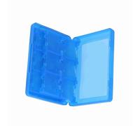 Matybobe Boîte de Rangement pour Porte-Cartes de Jeu en Plastique PP 28 en 1, pour 3DS DSL DSI LL Blanc (Bleue)