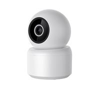 Matybobe Caméra de sécurité sans Fil 3MP avec Conversation Bidirectionnelle, Nocturne, Alarme de Détection de Mouvement, Résolution 3MP, Panoramique 350°, Inclinaison 52°, Vue à Distance (Prise UE)