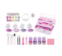 Matybobe Coffret de Maquillage de Princesse pour Enfants : Cosmétiques Sûrs et Non Toxiques, Idéal pour Les Jeux Rôle et L’éveil créatif. (Violet)