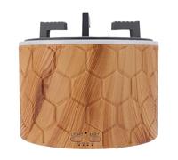 Matybobe Diffuseur D'aromathérapie à Flamme de Feu, Diffuseur D'huiles Essentielles Silencieux, Veilleuse 400 ML en Forme de Poêle à Grains Bois avec Télécommande, Idéal pour (Prise UE 100-240V)