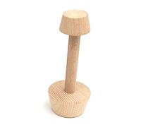 Matybobe Doseur de Tartelettes aux œufs en Bois, Poussoir Double Face, Outil de Cuisson DIY, Cuisine (Comme indiqué)