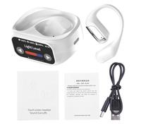 Matybobe Écouteurs sans Fil AI avec Traduction, avec écran D'affichage, Musique Longue Durée et Temps de Conversation, 150 Langues (Blanche)