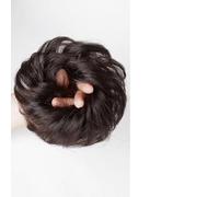 Matybobe Extensions de Cheveux en Désordre Synthétique Droite Bou Perruque Chouchous Naturel Beignet Queue de Cheval Postiches Noir Brun foncé Brun Clair pour les (Cheveux bouclés)