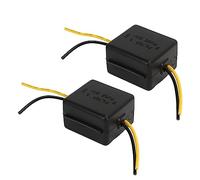 Matybobe Filtre d'alimentation de Voiture 12V Réduction du Bruit Filtre Stéréo Filtre d'alimentation pour Les Amplificateurs de Voitures Compatibles avec la Plupart des Dispositifs DC