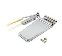 Matybobe Guitare électrique Vibrato Pont Cordier Bras Trémolo Matériau en Laiton Convient à la Guitare électrique ES SG Firebird Flying V (Argent)