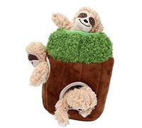 Matybobe Jouet Puzzle en Peluche Grinçant, Jouets Interactifs à Cache-Cache pour Chien, Garde Les Chiens Occupés Pendant des Heures, Durable pour Les Chiens de Taille Moyenne, 3 Paresseux Inclus