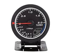 Matybobe LED Turbo Boost Gauge Universal 0-200kpa Racing Car Shell Black