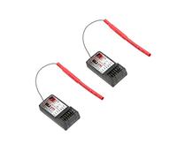 Matybobe Lot de 2 récepteurs FS-R6B 2,4 GHz 6 CH pour transmetteur Flysky TH9X FS-CT6B FS-T6