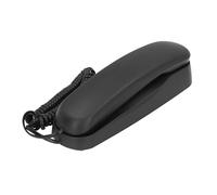 Matybobe Mini Téléphone Fixe Filaire de Bureau, Téléphone Fixe, Montage Mural, Muet, Pause, Recomposition, 2 Sonneries, Volume Réglable, Maison, Hôtel, Bureau, Banque, Centre D'appels (B)