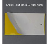 Matybobe Pièges Collants Double Face Volants, 20 Pièces, 20x25CM, Contrôle Très Efficace, Jardin de thé, Serre, Jaune (jaune-20X15cm)