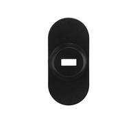 Matybobe Plaque d'ancrage Noire pour Ordinateur Portable, Verrouillage de sécurité Adhésif de Protection pour Tablettes et Moniteurs, Matériau Pom 1.65x1,18 Pouces