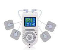 Matybobe Portable Dual-Channel Tens & EMS Disvice Massageur Masser Muscle Stimulateur Unité 12 Modes de Massage 40 Timer Réglable des Niveaux de Résistance pour le Soulagement de la