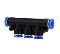 Matybobe Raccord Union Multiple 5 Voies Durable, Raccord Rapide (SPW-8)