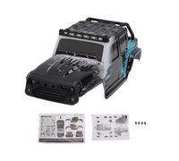 Matybobe RC Off Road Body Shell RC Truck Body Shell Car Light Set Clips Polycarbonate Remplacement pour SCY 16103 16103PRO 1/16 TR (Bleu)