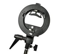 Matybobe Support de type S Bowens pour boîte à lumière Speedlite Flash Snoot