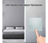 Matybobe Thermostat Intelligent WiFi 3A, Affichage LED Numérique Programmable, Contrôleur de Température pour Chauffage au Sol, pour Eau Chaude, (Chauffage électrique-wifi)