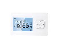 Matybobe Thermostat intelligent WiFi programmable sans fil avec récepteur RF - Appareil de table pour montage mural - Commande vocale - Chauffage à gaz - Régulateur de température 230 V