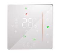 Matybobe Thermostat WiFi - Thermostat de Chauffage au Sol - Prise en Charge de la Commande par Application - Commande vocale Compatible avec Alexa/Google Home - pour la préparation de l'eau Chaude