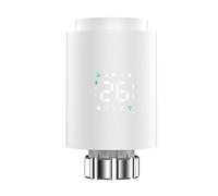 Matybobe Vanne thermostatique intelligente pour radiateur - Valve thermostatique intelligente - Affichage - Contrôle de l'application mobile - Régulateur de radiateur pour