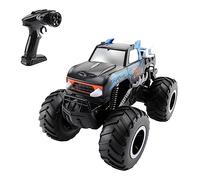 Matybobe Voiture Télécommandée Amphibie 1/16 2.4GHz Terrains Rotation à 360 ° Bateau RC 2 en 1 pour Enfants (Bleue)