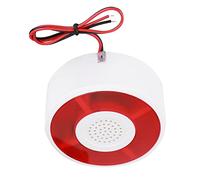 Matybobe Voyant D'avertissement LED Alarme Lumière Stroboscopique LED d'urgence Avertissement Stroboscopique Balise Clignotante Sirène D'alarme de sécurité DC 12 V avec Systèm