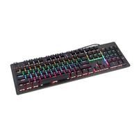 Matybobe Wired Mechanical Gaming Keyboard Compact 104 lavier rétro-éclairé pour L'ordinateur Portable PC (Interrupteur Bleu)