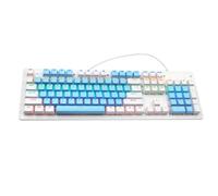 Matybobe Wired Mechanical Gaming Keyboard Compact 104 lavier rétro-éclairé pour L'ordinateur Portable PC (Interrupteur Brun)