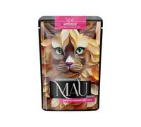MAU Mus Agneau aux graines de chia et à la menthe - nourriture humide pour chat stérilisé, 85 g