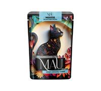 MAU Mus Thon et poulpe - nourriture humide pour chat, 85 g