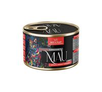 MAU Pâté et filet de bœuf aux patates douces et au romarin - nourriture humide pour chat, 185 g