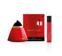 Mauboussin - In Red 100ml + 20ml (Travel Spray) - Eau de Parfum Femme - Senteur Orientale, Florale & Boisée